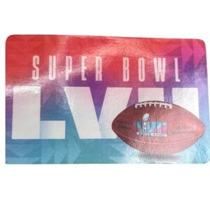 Super Bowl LVII NFL Wilson Football Graphic Print Card Collectible